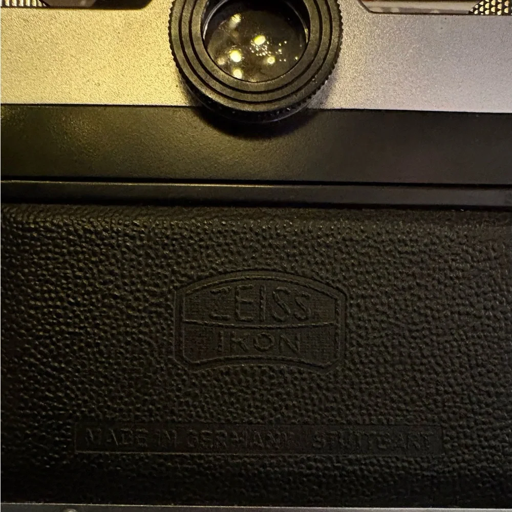 Vintage Ziess Ikon Contaflex Film Camera With Original 1961 Customs Papers